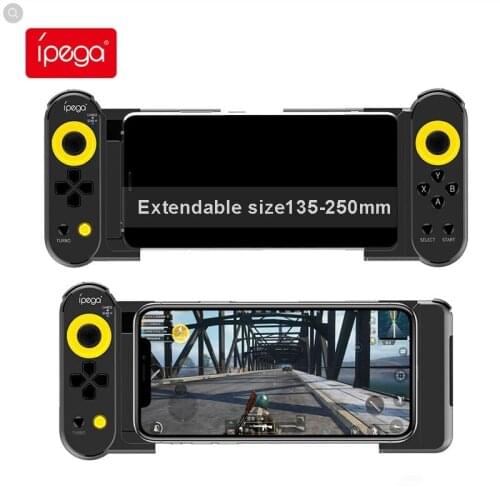 Ipega Gamepad Bluetooth-compatible Wireless Joystick Trigger Stretchable Game Controller for Xiaomi Android IOS Pubg Phone