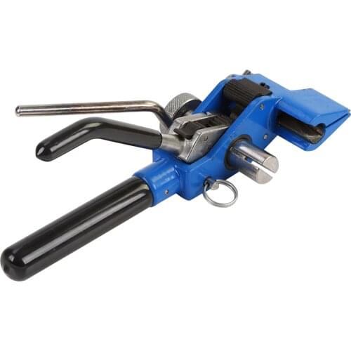 Stainless Steel Cable Tie Gun Fasten Tool with Adjustab Tension Hand Cable Tie Pliers Cutter Handle Cutting Fastening Tensioning