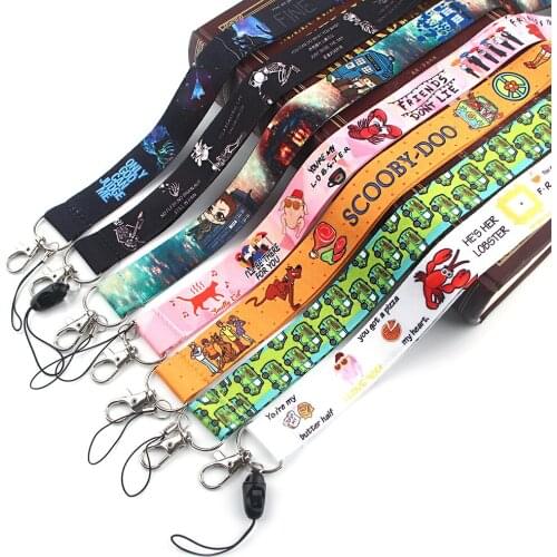 JY255 Friend TV Show Lanyards for Key Neck Strap Cartoon lanyard card ID Holder Keychain Key Badge Holder DIY Hang Rope Key Ring