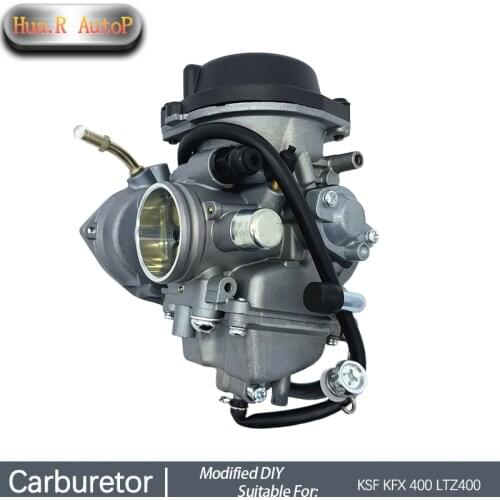 Horizontal Piston Carburetor Replaces For KSF KFX 400 LTZ400 DIY Modified Maintenance For Racing Motorcycle Motor