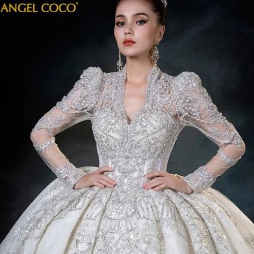 Royal Princess Maternity Wedding Dresses Luxury Arabic Dubai Sweetheart Puffy Pregnant Bridal Gowns Sequin Beaded Bride Dress