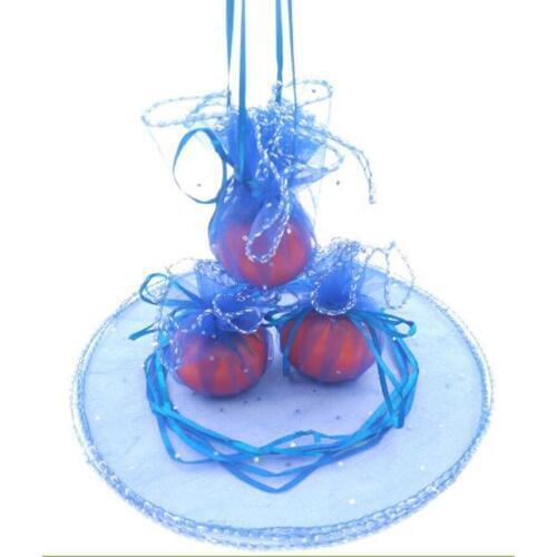 1000pcs Round 26 35 40cm Organza Bags Jewelery Pouches Wedding Party Decoration Drawable Gift Bags Gift Packaging pouch & Bags