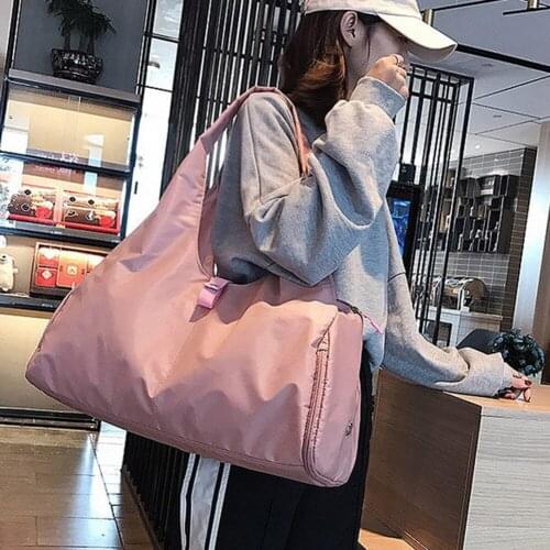 Fashion Women Shoulder Bags Waterproof Yoga Sports Bag Tote Handbag Women Large Capacity Gym Bag Female Travel Shopping Bag