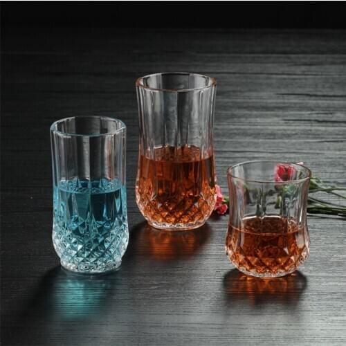 Set of 3pcs Fashion Classic Diamond Wangde Whisky Glass Cup Beer Cups Glass
