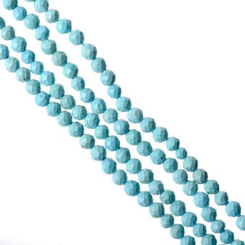 Sky blue color Blue Turquoise 3mm-2mm Loose beads making desgn jewelry accessories