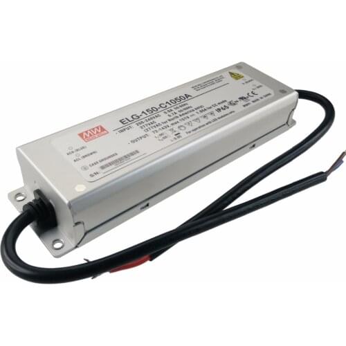 Original MEAN WELL ELG-150-C1050D2 1050mA 72~143V 150W PFC LED Power supply dimming led driver ELG-150-C waterproof