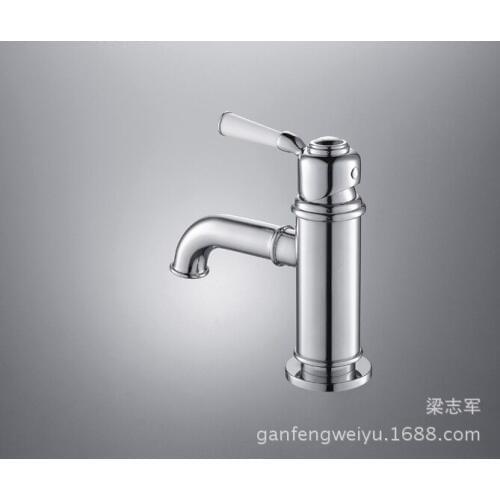 All copper single handle hole hot and cold taps lower basin counter basin wash basin basin taps