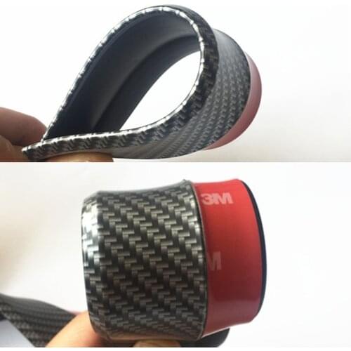 Car Protector Front Bumper Carbon fiber Rubber FOR audi a6 c5 passat b6 volkswagen polo passat b5 bmw e39 e46 E90 accessories