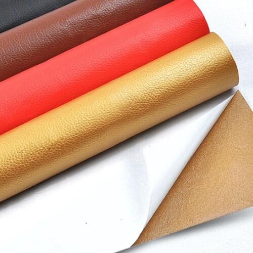 PU leather Self-adhesive leather fabric car seat repair patch sticker car door leather label refurbished sofa repair sticker