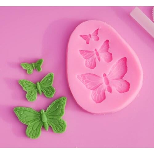 Silicone molds Sugarcraft Butterfly fondant mold cake decorating tools chocolate moulds wedding decoration mould