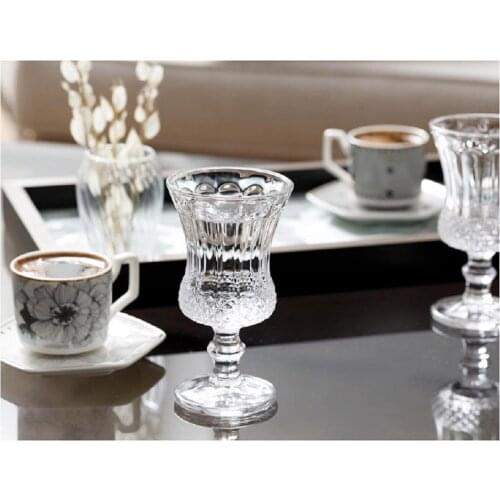 Drink Cup 300 Ml Transparent. English home Boby Glass 4-Piece Soft