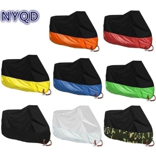 Motorcycle Cover All Season Waterproof Rain Cover Outdoor UV Protection Moto Scooter Motorbike Rain Cover M-XXXXL