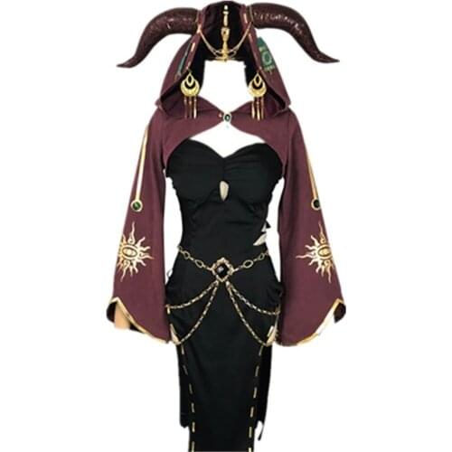 Game Identity V Cosplay Woman Priest Gilman Fiona Cosplay Costume Set for Halloween Fancy Stage Performance Props