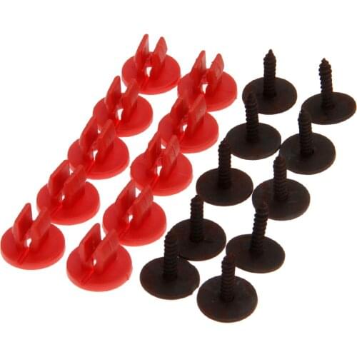 10 Sets Engine Splash Shield Guard Undertray Cover Screws Bolt Nut Clip Kit Compatible fit for Ford C Max