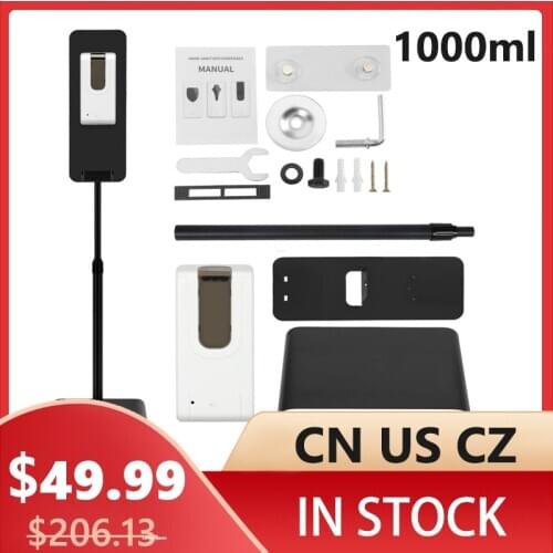 Automatic Hand Sanitizer Dispenser with Stand 1000ML Touchless Mist Spray Hand Soap Dispenser and Floor Stand Height Adjustable