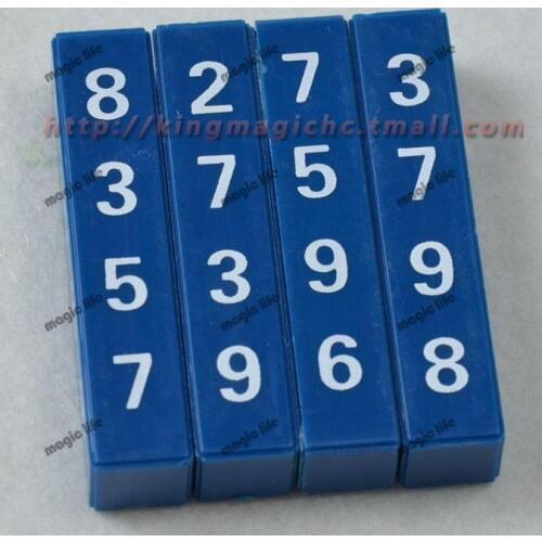 Quick Calculation Blocks mentalism magic magic tricks magic props 2pcs each lot