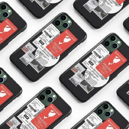 Fashion stamp label Phone Case For Samsung Glaxy A01 7 10s 11 20s 21s 30s 42 50s 51 71 G530 J2Prime Soft Clear QR code Cover