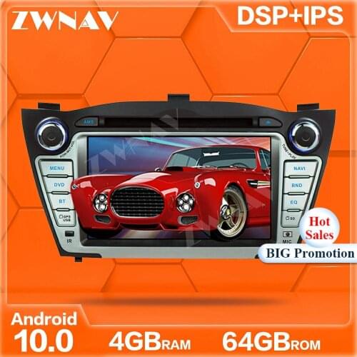 IPS Android 10.0 screen Car DVD Player GPS Navi For Hyundai IX35 TUCSON 2009-2015 Auto Radio Stereo Multimedia Player Head Unit