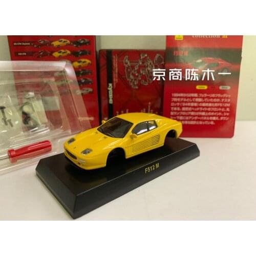 1/64 KYOSHO Ferrari F512 M LM F1 RACING Collection of die-cast alloy assembled car decoration model toys
