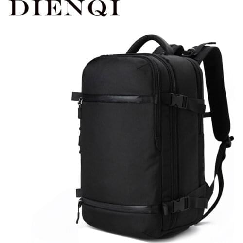 DIENQI Oxford waterproof travel men backpack Multi-functional laptop case bag backpack with usb anti-theft tactical backpack