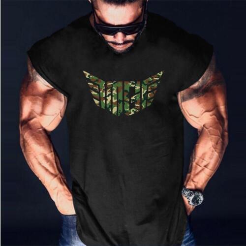 Workout Gym Brand Fashion Tank Top Men Sleeveless Shirt Bodybuilding Stringer Fitness Mens Cotton Singlets Muscle Clothes Vest