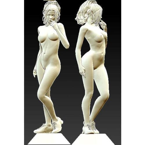 New 3D model for cnc 3D carved figure sculpture machine in STL file format naked woman-4