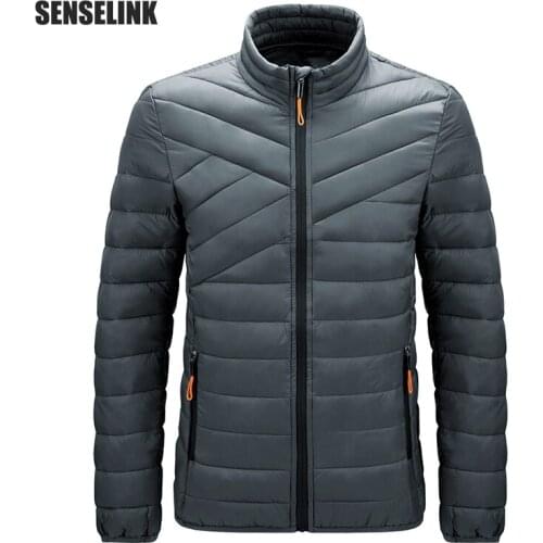 2021 New Men Winter Warm Fashion Casual Jacket Parkas Men Waterproof Brand Autumn Outwear Thick Slim Jacket Parkas Coat Men