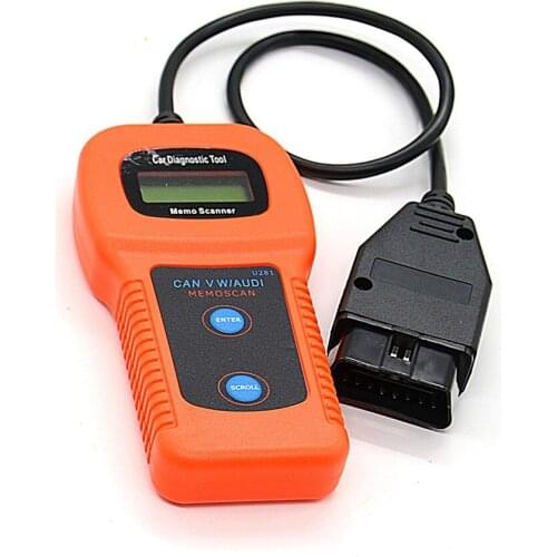 OBD2 OBDII Memo Scanner U281 Code Reader Reading and Erasing Trouble Code diagnostic Tool U281 Code Reader CAN-BUS Scanner