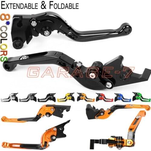 CNC Levers For SUZUKI GSXR600 2004-2005 GSXR750 2004-2005 Adjust Motorcycle Folding Extendable Clutch