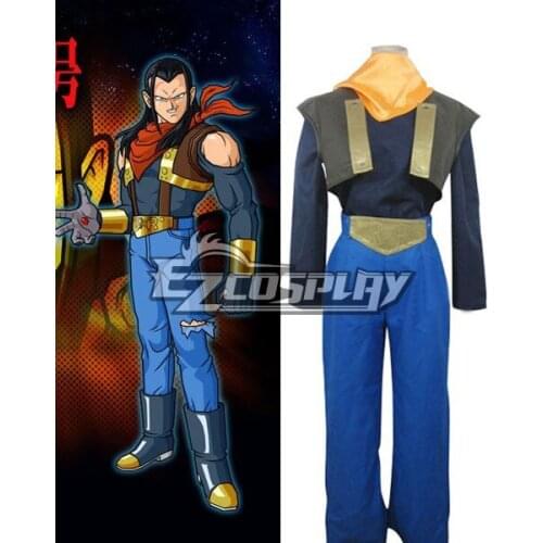 Super ANDROID #16 Costume Uniform Clothing Halloween Cosplay Costume E001