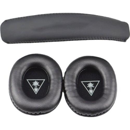 High Quality Ear Pads For Turtle Beach FORCE XO7 Recon 50 Earphone Replacement Earpad Soft leather Earmuff Durable Flexible EH