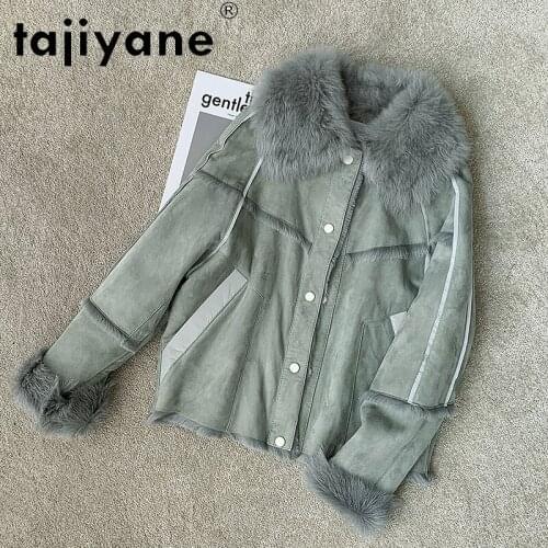 Women Coats Winter 2021 Real Fur Coat Woman 100%wool Jacket Female Sheep Fur Clothes Womens Cloth Mujer Parkas TN848
