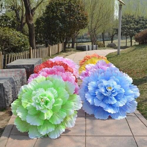 Dance performance flower umbrella chinese two layer cloth umbrellas O Un paraguas guarda-chuva parapluie paraply
