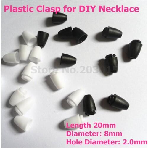 2 color ) 1000pcs DIY breakaway necklaces plastic clasps Closure for chew necklace Silicone Jewels