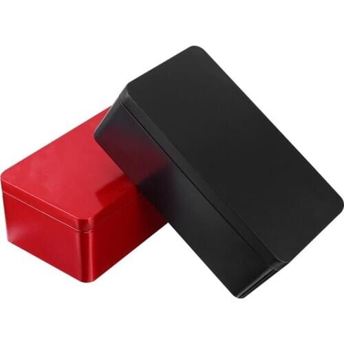 2pcs Rectangular Tinplate Boxes Cubilose Matrimony Vine Storage Containers Sugar Boxes Mini Portable Tea Leaf Storage Containers