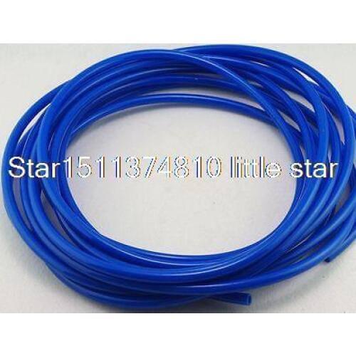 5m(16.4ft) 6mm(OD) x 4(ID) PU Air Tubing Pipe Hose Color Blue