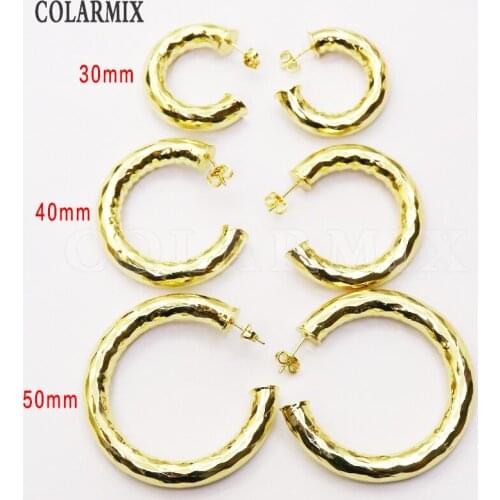 8 pairs Hoop earrings multi size round earrings fashion earrings for women 58016