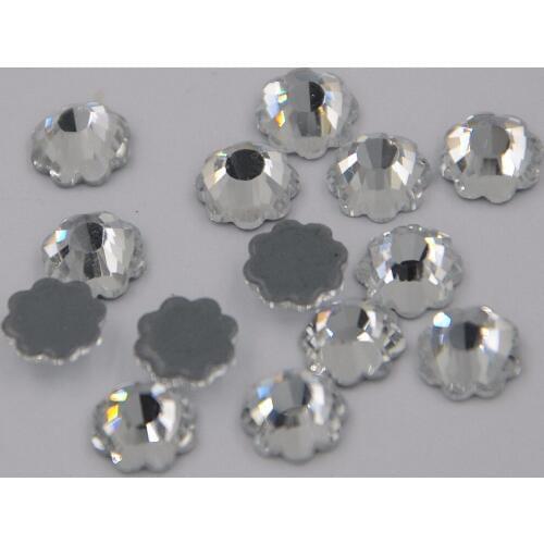 AAAA+ Best Quality 5mm Crystal Clear DMC Hot Fix Rhinestone More Shiny Super Bright Hotfix Iron On Stones