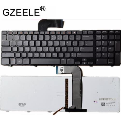 GZEELE laptop accessories NEW FOR DELL 5720 7720 N7110 17R L702x Vostro3750 US keyboard backlit