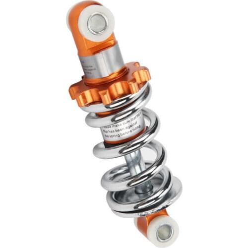 Motorcycle Shock Absorber Strut Suspension Damper 400lb Damping Spring for 125mm Hole Pitch Mini Scooter