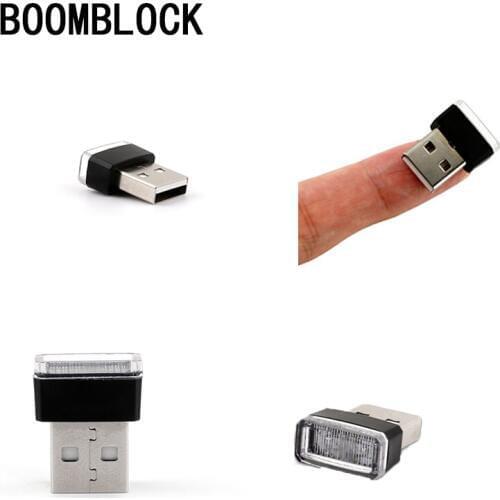 Auto Car USB Atmosphere LED Lamp For Peugeot 307 206 407 Citroen C4 C5 Suzuki Grand Vitara Swift cigarette lighter Accessories