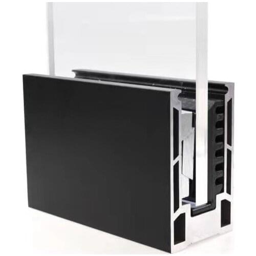 Freeshipping Stainless Steel SUS 304# Square Balustrade Armrest Fence Rod Groove Pipe Handrail Railing for Stair