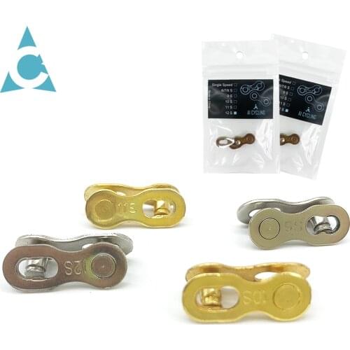 5 Pairs Bike Chain Quick Link Mountain Bicycle Bike Chain Missing Quick Connector Connecting Master Link for 6 7 8 9 10 11 12S