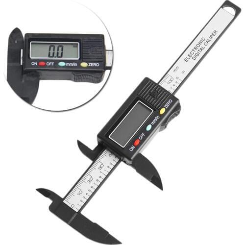 LCD Electronic Digital Vernier Caliper Gauge 100mm 4 inch Measure Micrometer New