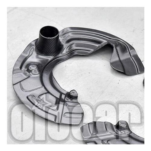 Oiomotors Front Brake Carbon Cooling Air Duct Plate Kit for B*MW F87 M2 M2c M2 Competition F80 M3 F82 F83 M4