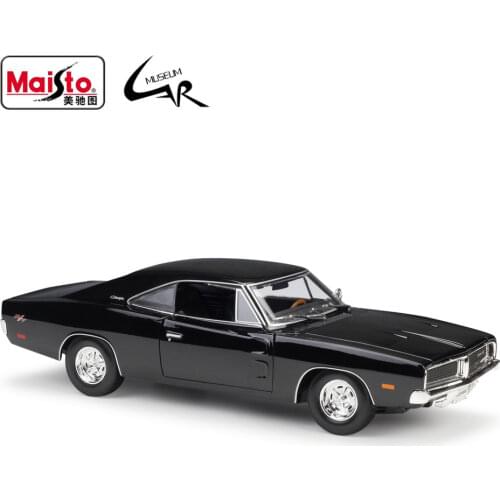 Maisto 1:18 1969 DODGE CHARGER R/T Diecast Alloy Car Model Cars Display Collectibles Boy Gift