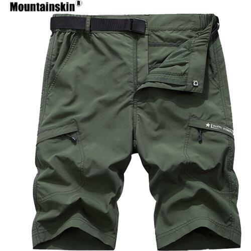 Mountainskin Mens Summer Quick Dry Hiking Shorts Outdoor Sports Breathable Trekking Camping Fishing Running Male Trousers VA603