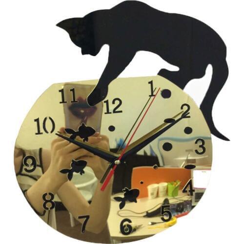 2019 real sale wall clock acrylic Pastoral 3d large decorative stickers clocks reloj de pared horloge murale living room quartz