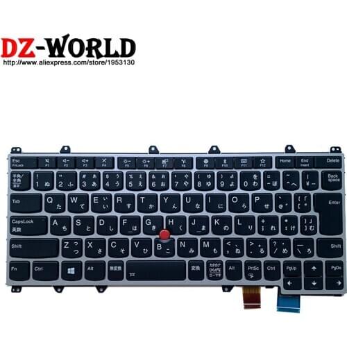 New/orig silver Japanese Backlit Keyboard for Lenovo Thinkpad S1 Yoga 4th X380 Yoga 370 Laptop Japan Teclado 01AV747 01EN458