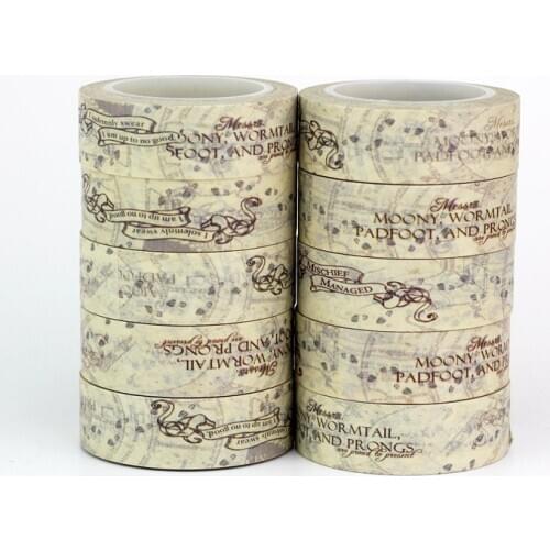 NEW 10pcs/lot Cute Retro Washi Tapes DIY Craft Decorative Scrapbooking Planner Adhesive Masking Tapes Kawaii Stationery